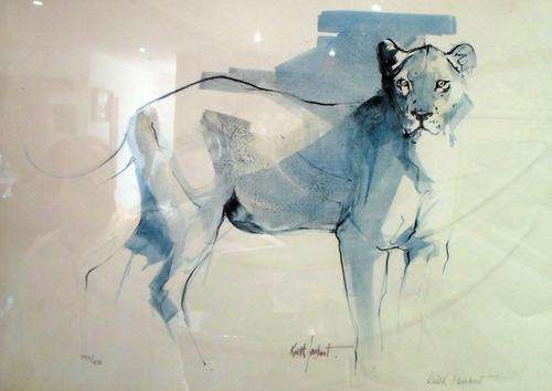 Keith Joubert - Lithoprint - Lioness - Its beautiful! Offered at a very low price, bid now!!